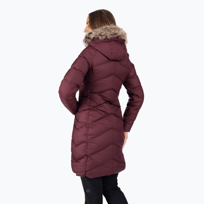 Marmot dámská péřová bunda Montreaux Coat maroon 78090 3