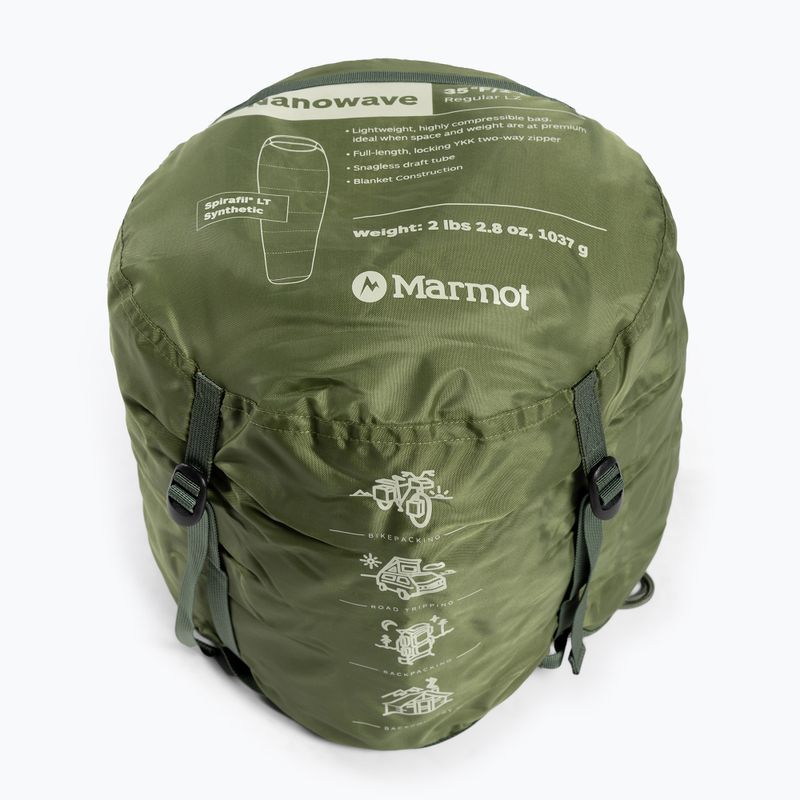 Spací pytel Marmot NanoWave 35 zelený 388404764 8