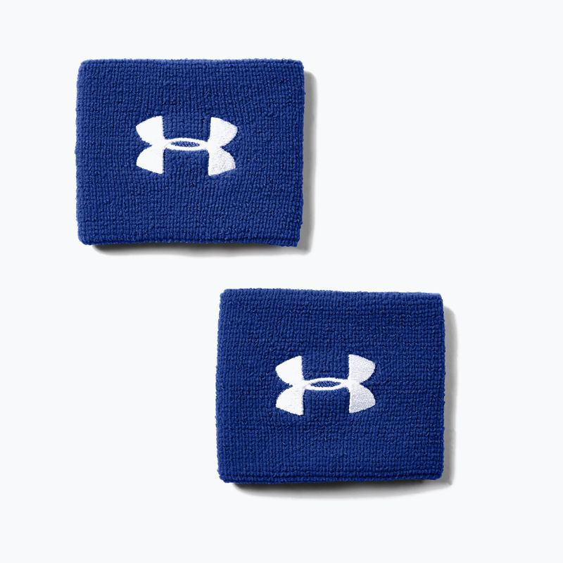 Pánská čelenka Under Armour Performance Wristbands 400 nmodro-bílá 1276991