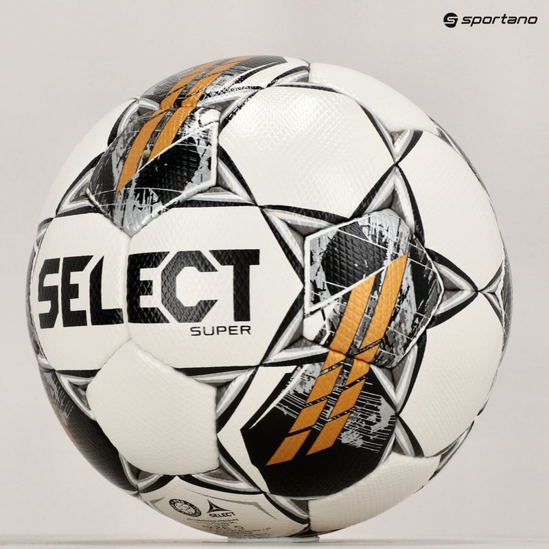SELECT Super v23 white/grey fotbal velikost 5 4