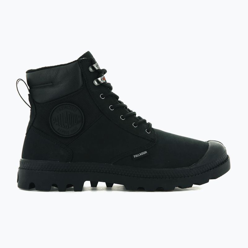 Boty Palladium Pampa SHIeld WP+ LUX black/black 8