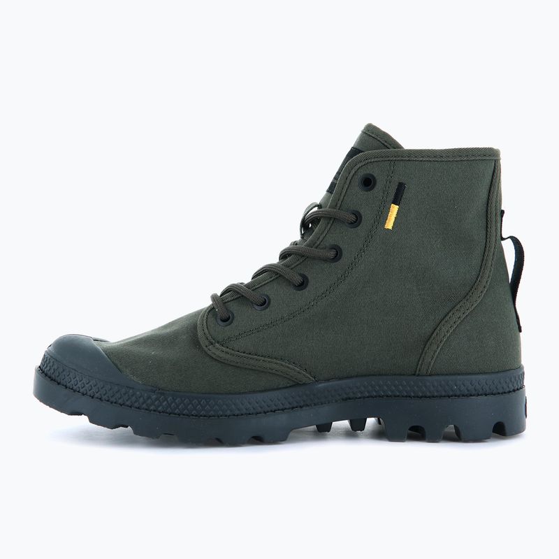 Boty Palladium Pampa HI HTG Supply olive night 9