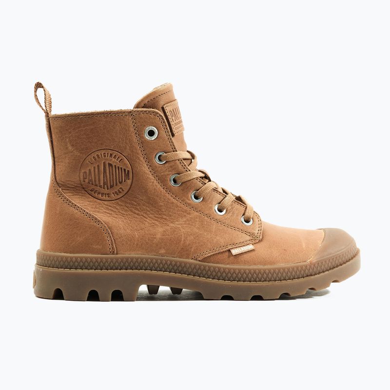Boty Palladium Pampa ZIP LTH ESS dear brown 8