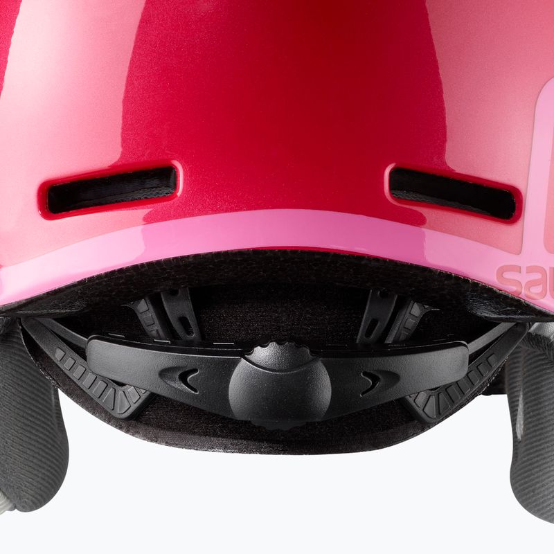 Salomon Grom Visor S2 dětská lyžařská helma růžová L39916200 12
