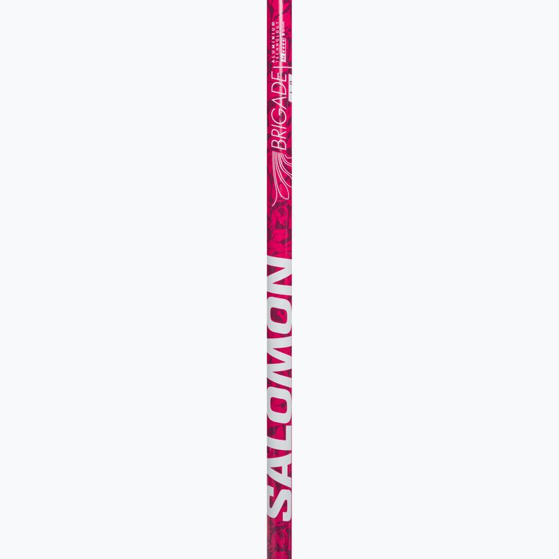 Dětské lyžařské hole Salomon Brigade Jr růžové 4