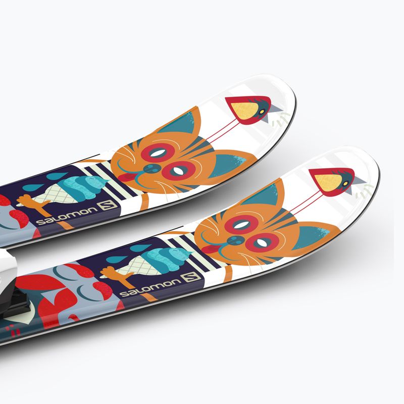 Dětské sjezdové lyže Salomon T1 XS + C5 color L40891100 11
