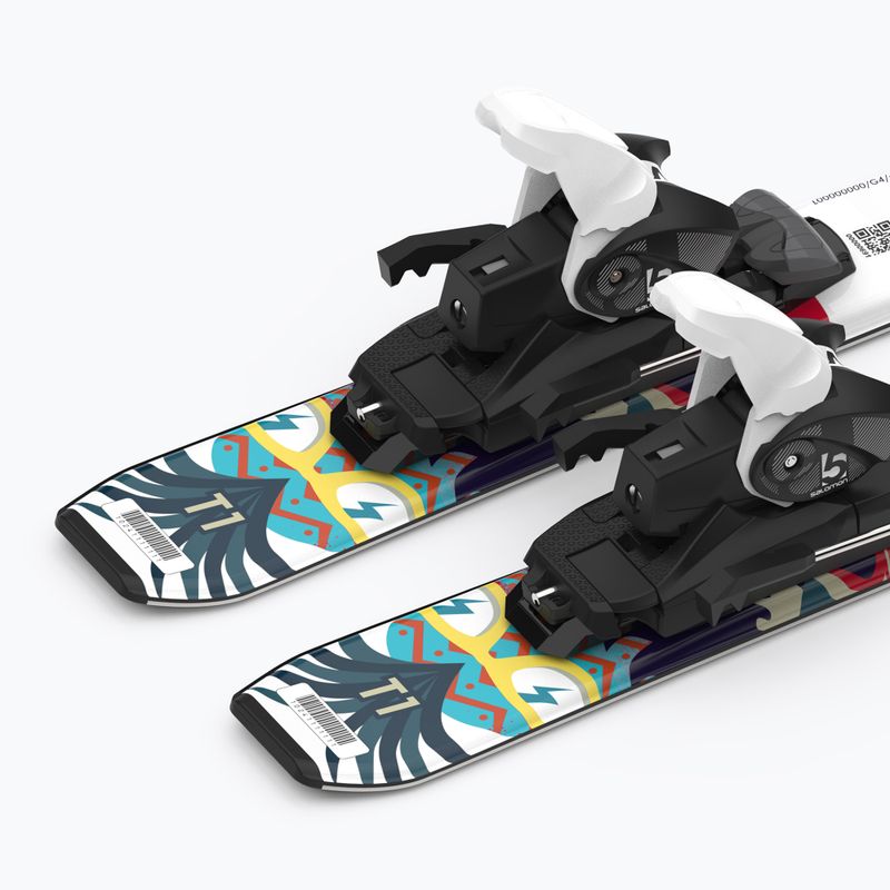 Dětské sjezdové lyže Salomon T1 XS + C5 color L40891100 12