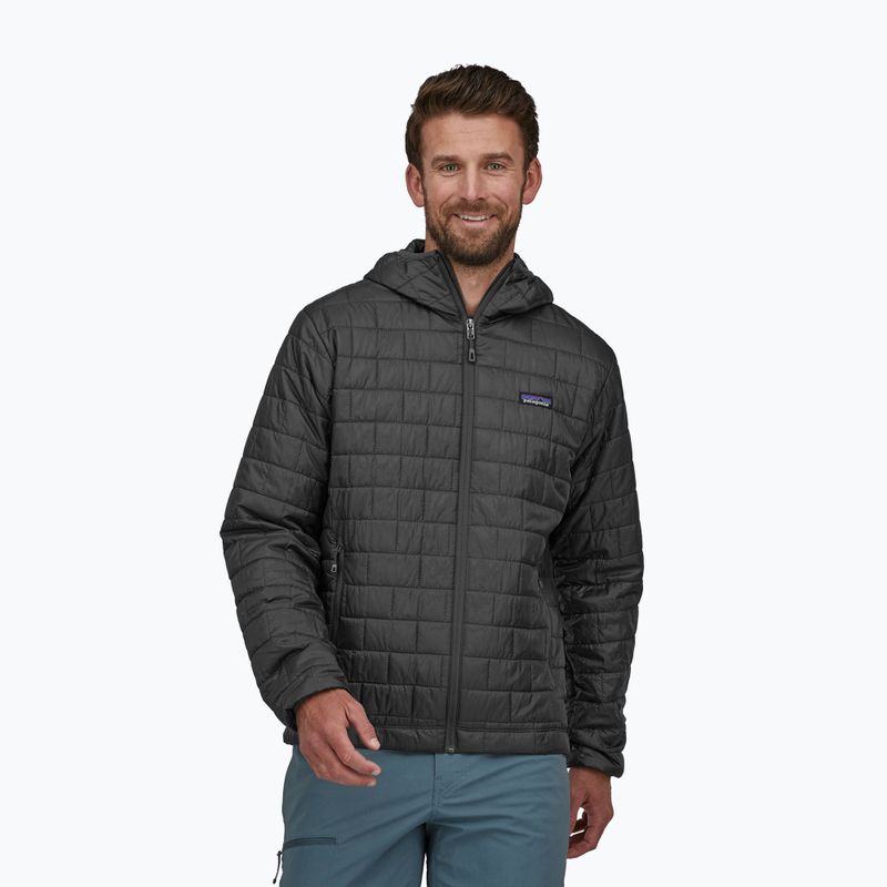 Pánská zateplená bunda Patagonia Nano Puff Hoody forge grey
