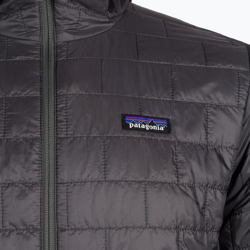 Pánská zateplená bunda Patagonia Nano Puff Hoody forge grey 6