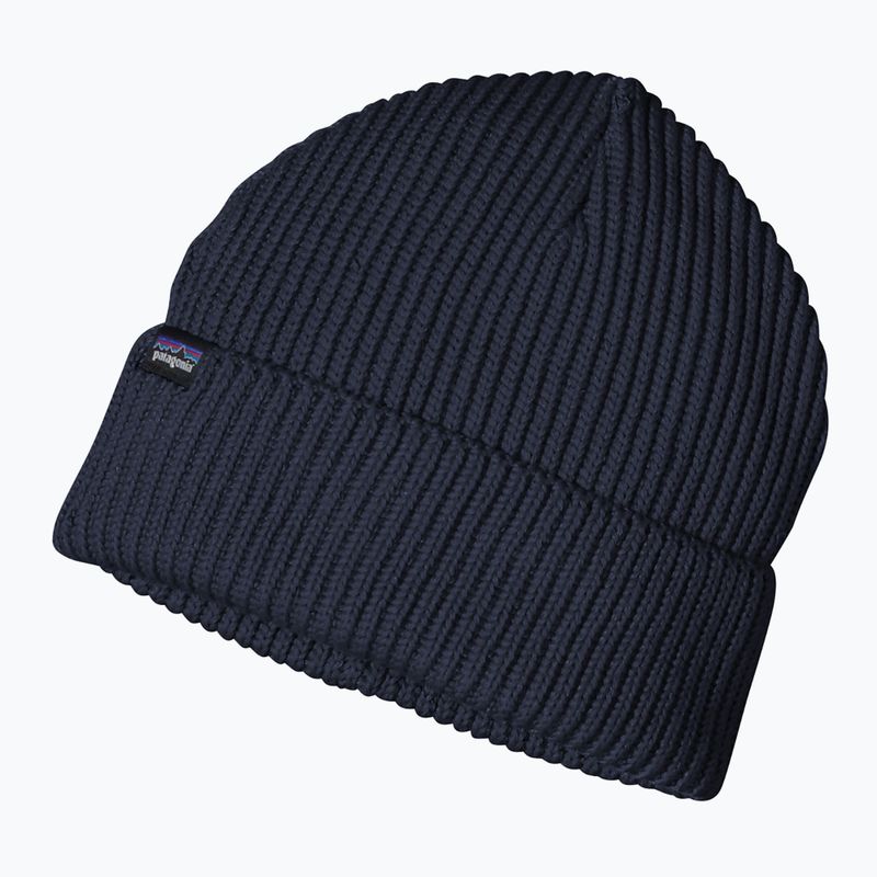 Zimní čepice Patagonia Fishermans Rolled Beanie navy blue 2