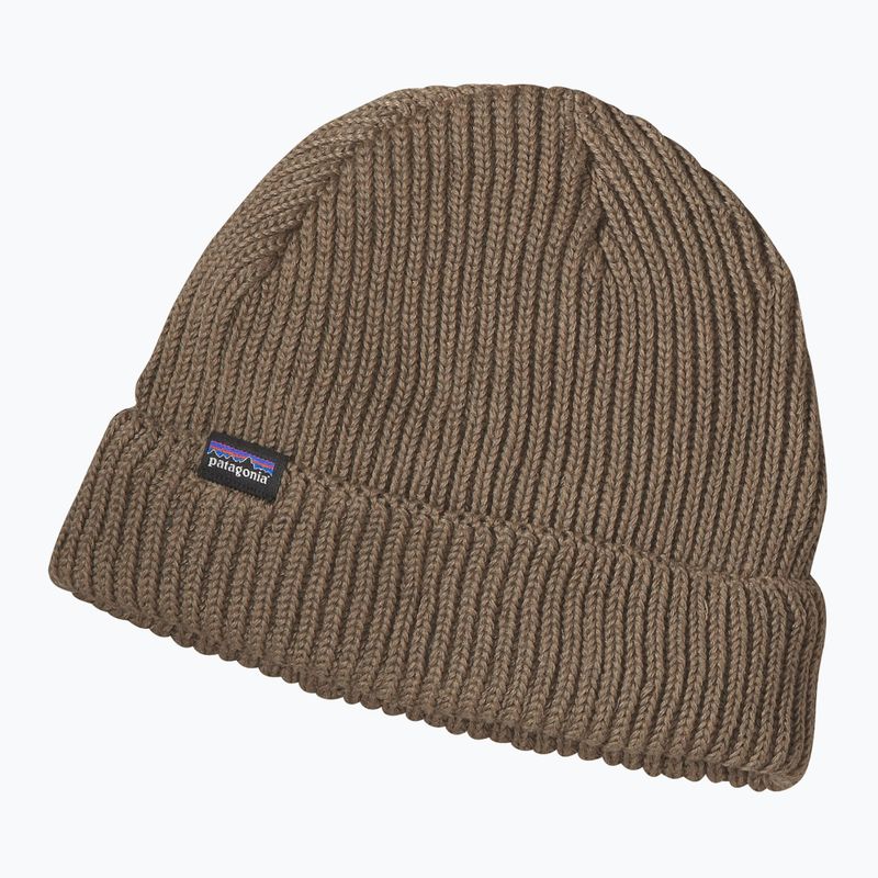 Zimní čepice Patagonia Fishermans Rolled Beanie ash tan
