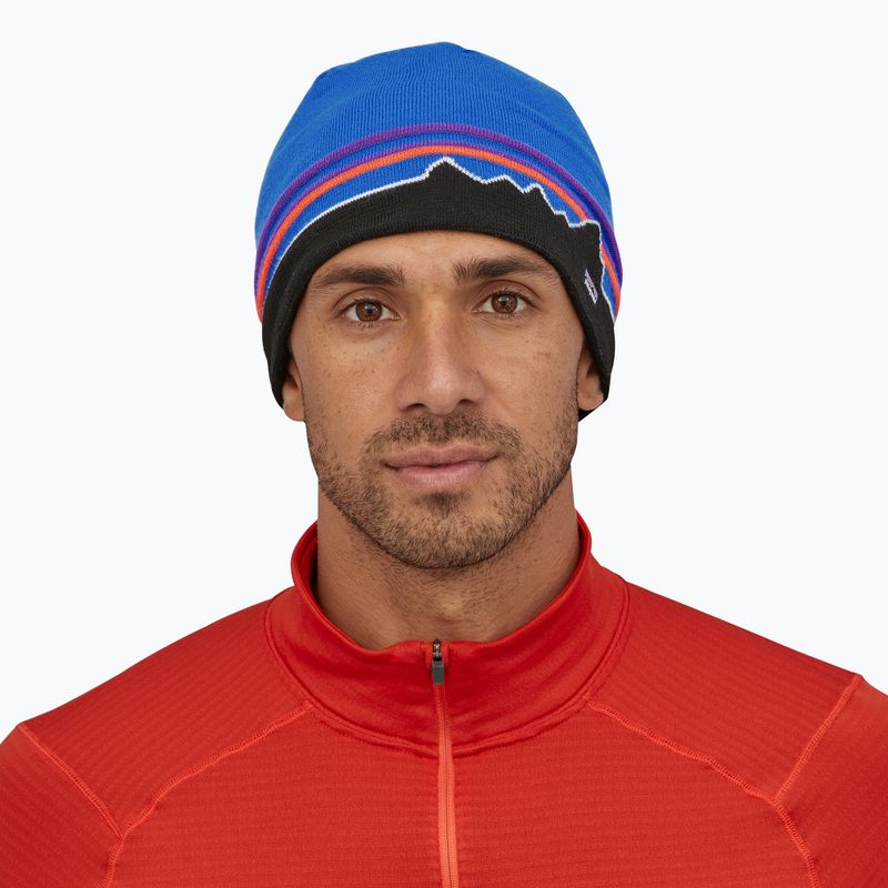Zimní čepice Patagonia Beanie classic fitz roy/andes blue 6