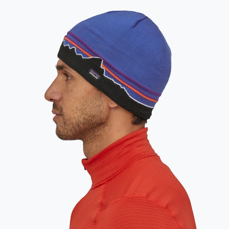 Zimní čepice Patagonia Beanie classic fitz roy/andes blue 7