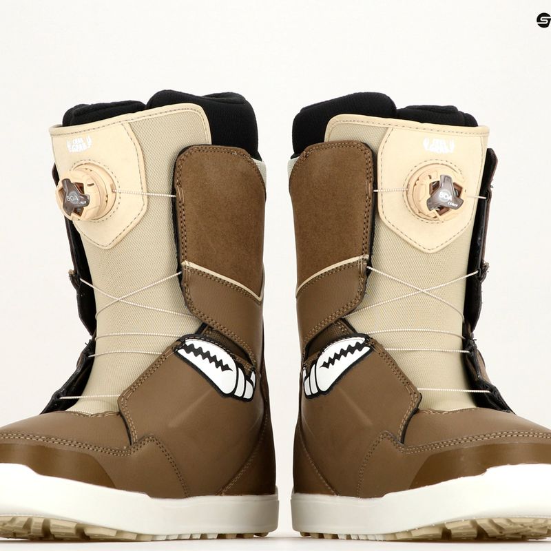 Pánské snowboardové boty ThirtyTwo Lashed Double Boa Crab Grab '23 brown/tan 7