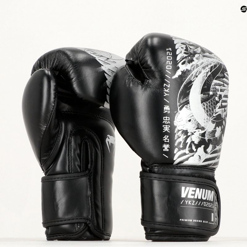 Dětské boxerské rukavice Venum YKZ21 Boxing black/white 6