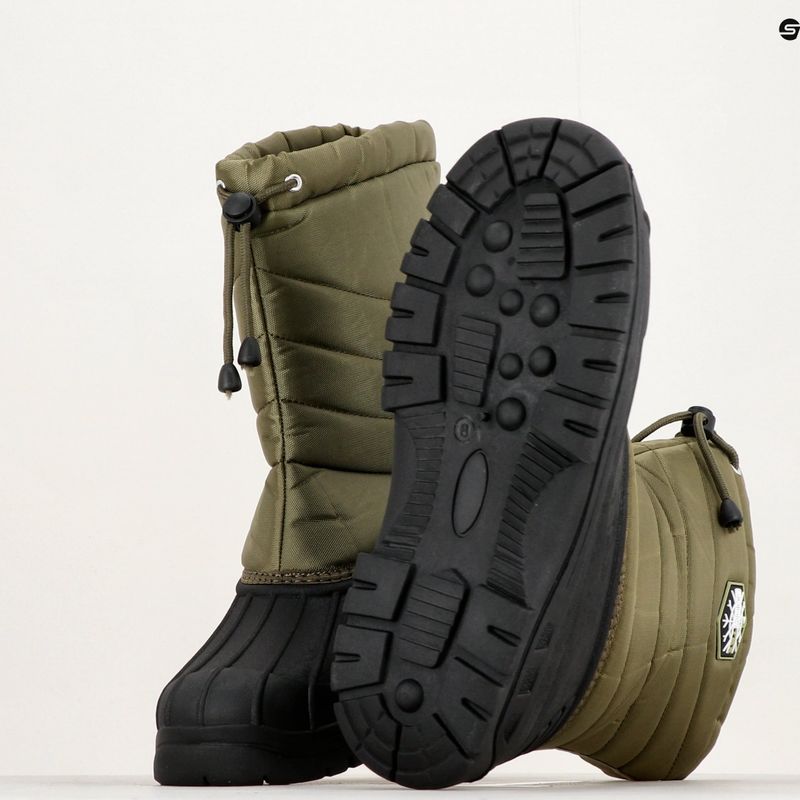 Oteplené holínky  Delphin SnowTex zeleno/černé 14