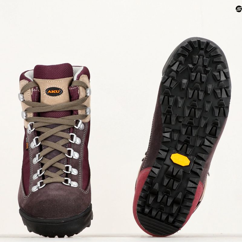 Dámské trekové boty AKU Ultra Light Original GTX burgundy/violet 8