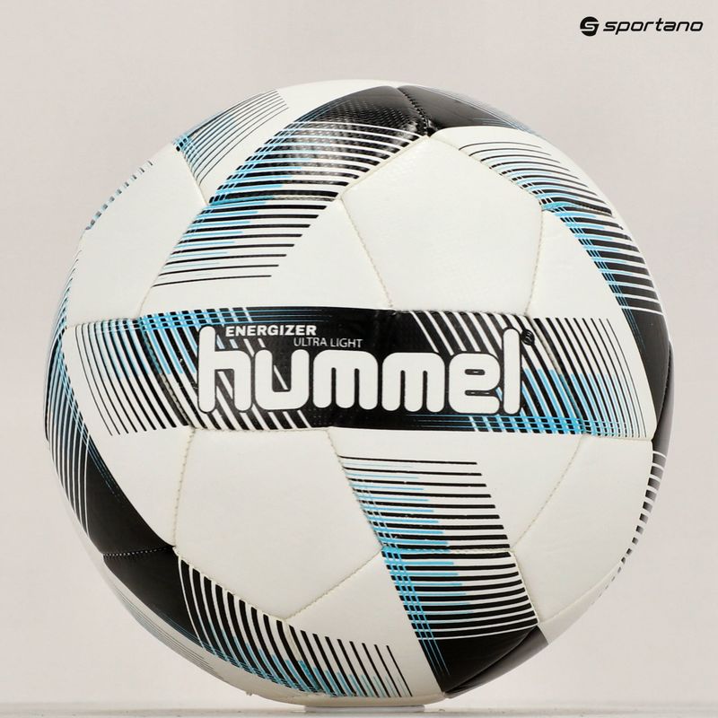 Hummel Energizer Ultra Light FB fotbalový míč bílý/černý/modrý velikost 5 10