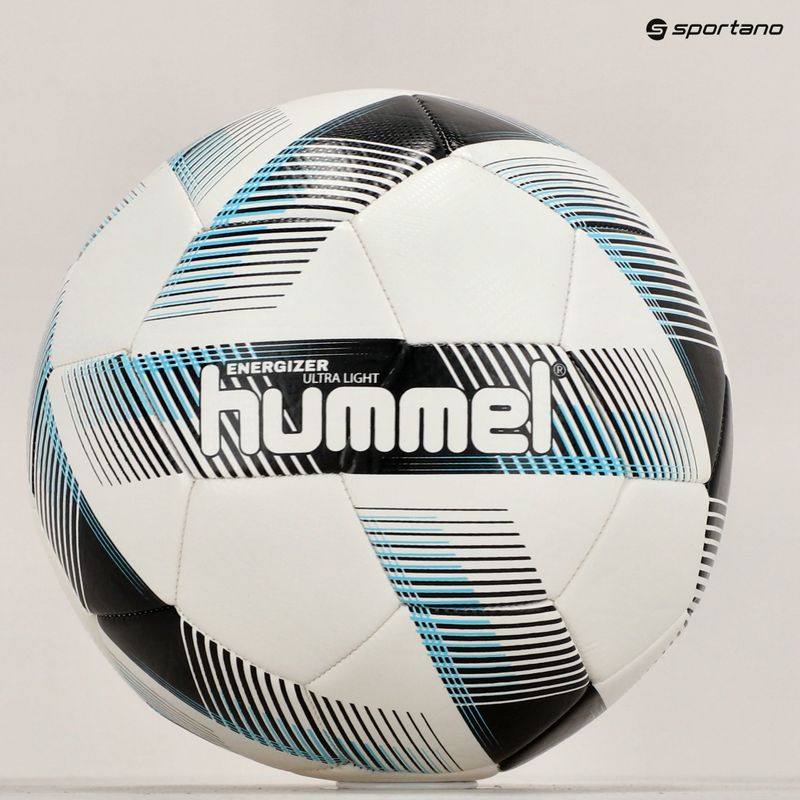 Hummel Energizer Ultra Light FB fotbalový míč bílý/černý/modrý velikost 4 10