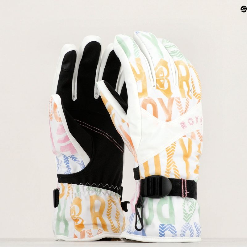 Dámské snowboardové rukavice ROXY Jetty black bright white sapin 9