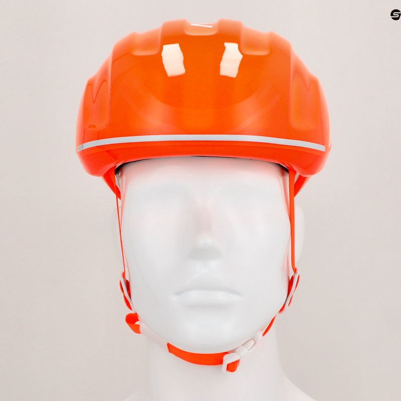 Cyklistická helma POC Ventral Tempus MIPS fluorescenční oranžová avip 10
