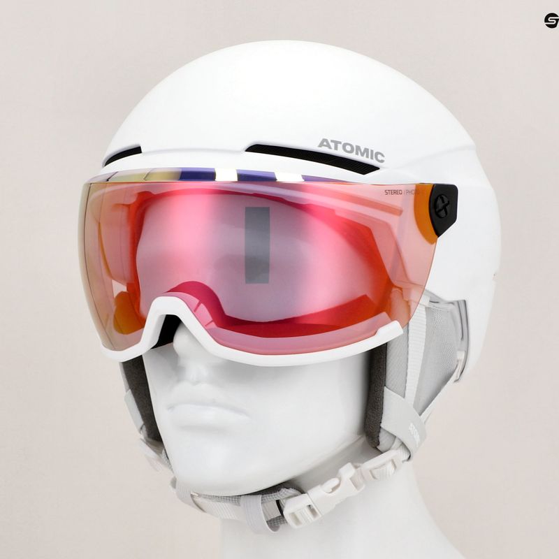 Lyžařská helma ATOMIC Savor Visor Photo white AN500628 11