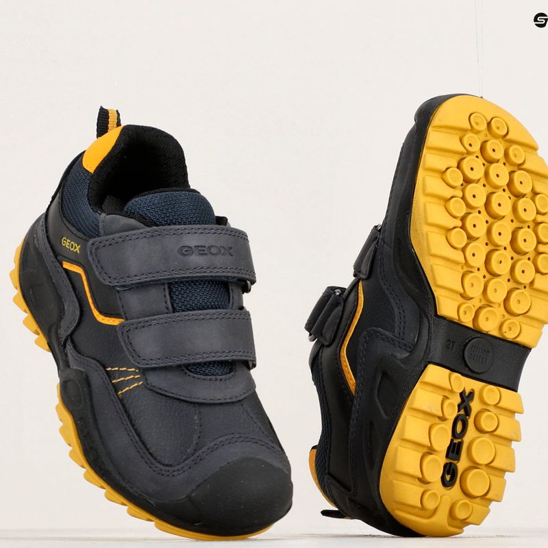 Juniorské boty Geox New Savage navy/ochreyellow 15
