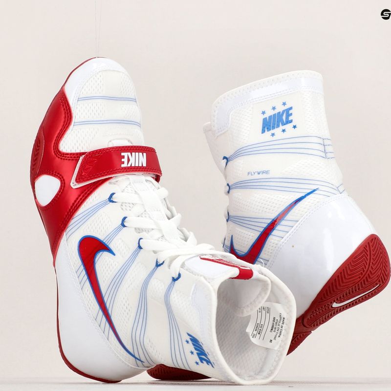 Boxerské boty Nike Hyperko MP white/varsity red 8