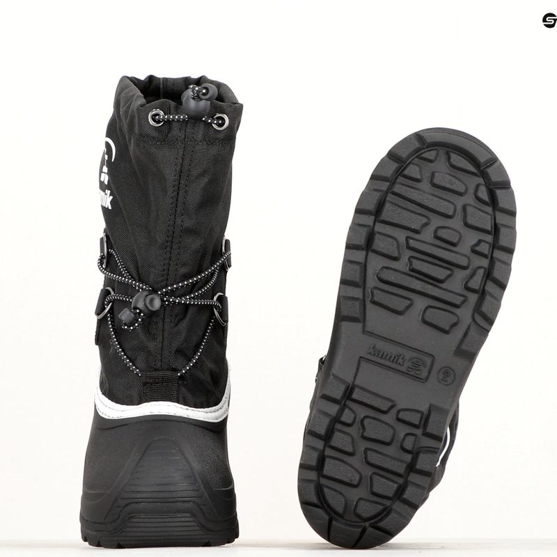Chlapecké trekové boty Kamik Southpole4 black/white 10