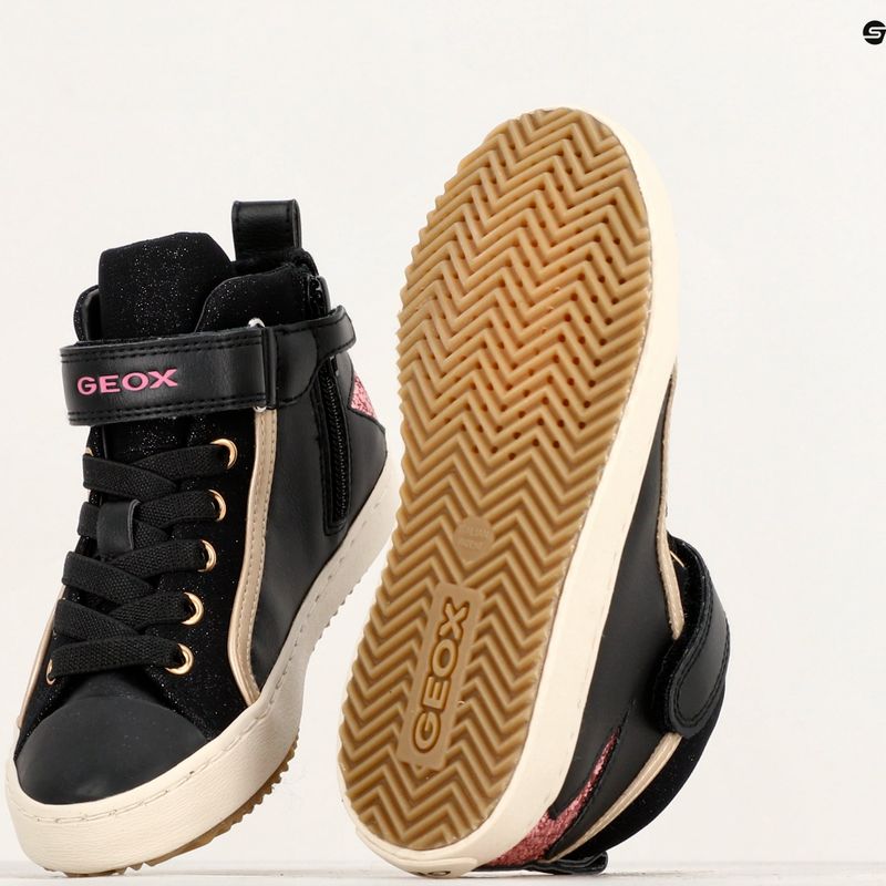 Dětské boty Geox Kalispera black/dark pink 15