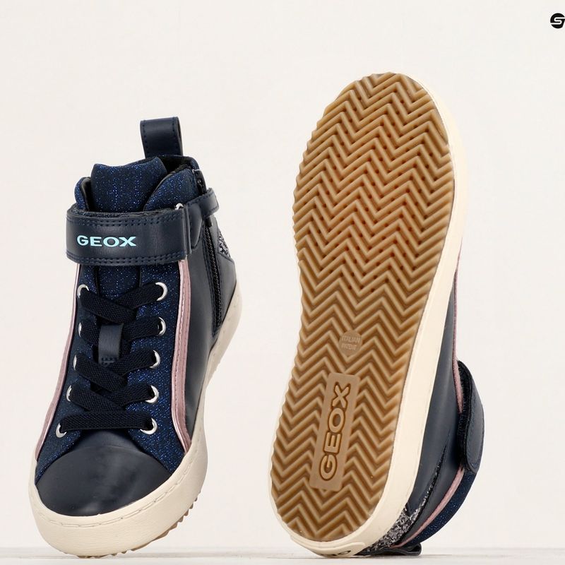 Dětské boty Geox Kalispera navy/dark silver 15