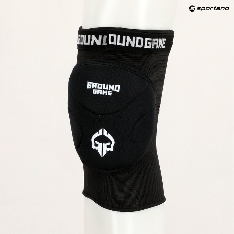 BJJ chrániče kolen GroundGame černé BJJKNEEPADS 5
