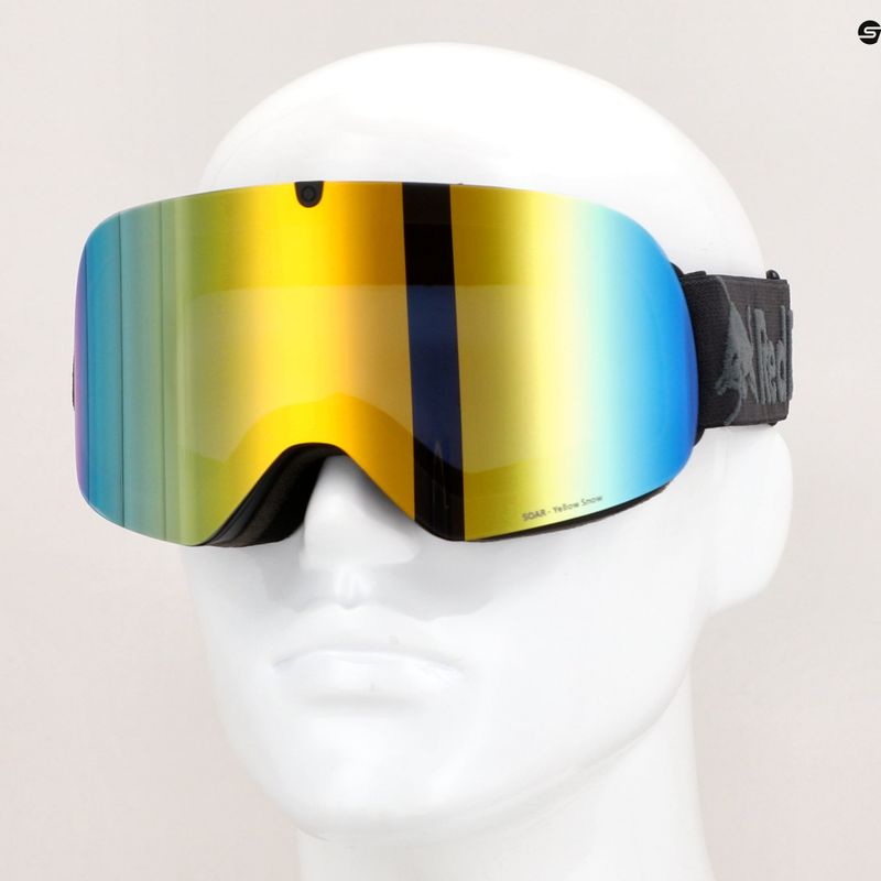 Lyžařské brýle Red Bull SPECT Soar matt black/dk anthr grey/yellow mirr/yell 4