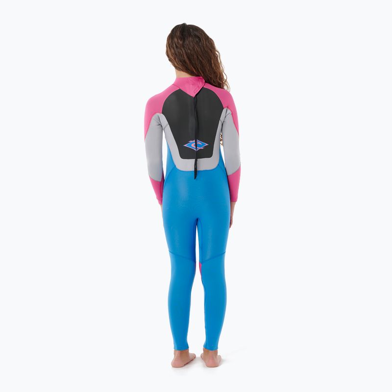 Dětský plavecký neopren Rip Curl Omega 3/2mm Back Zip pink 2