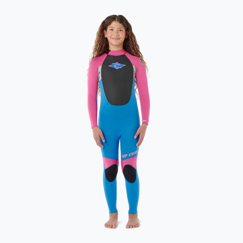 Dětský plavecký neopren Rip Curl Omega 3/2mm Back Zip pink 4
