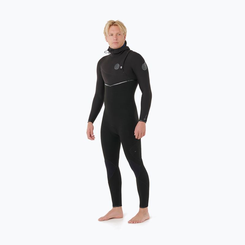 Pánský neopren Rip Curl E-Bomb Zf Hood 5/4 mm black 4
