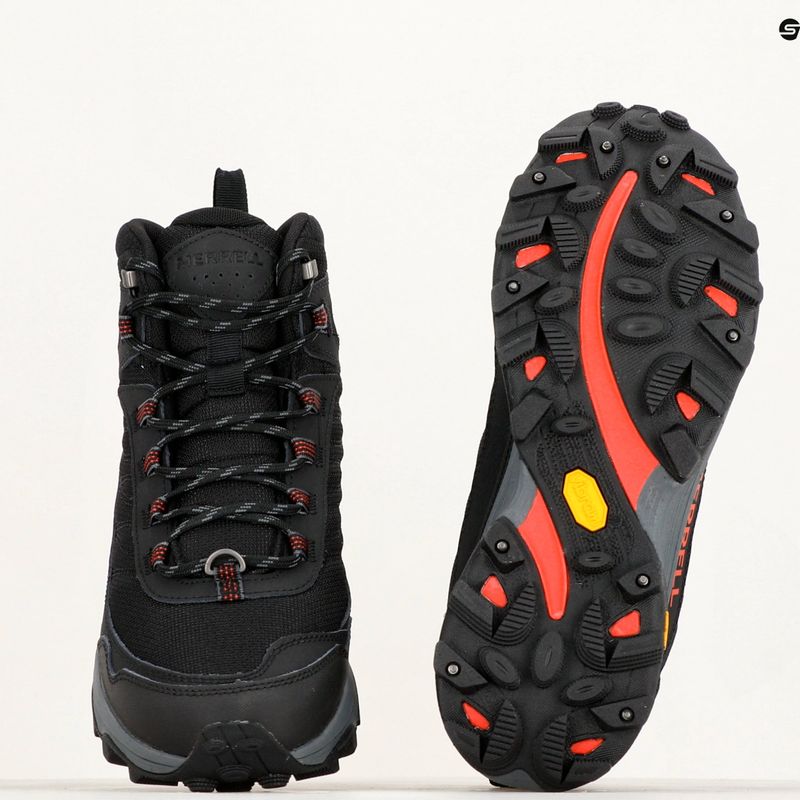 Pánské turistické boty Merrell Moab Speed Thermo Spike Mid WP black 8
