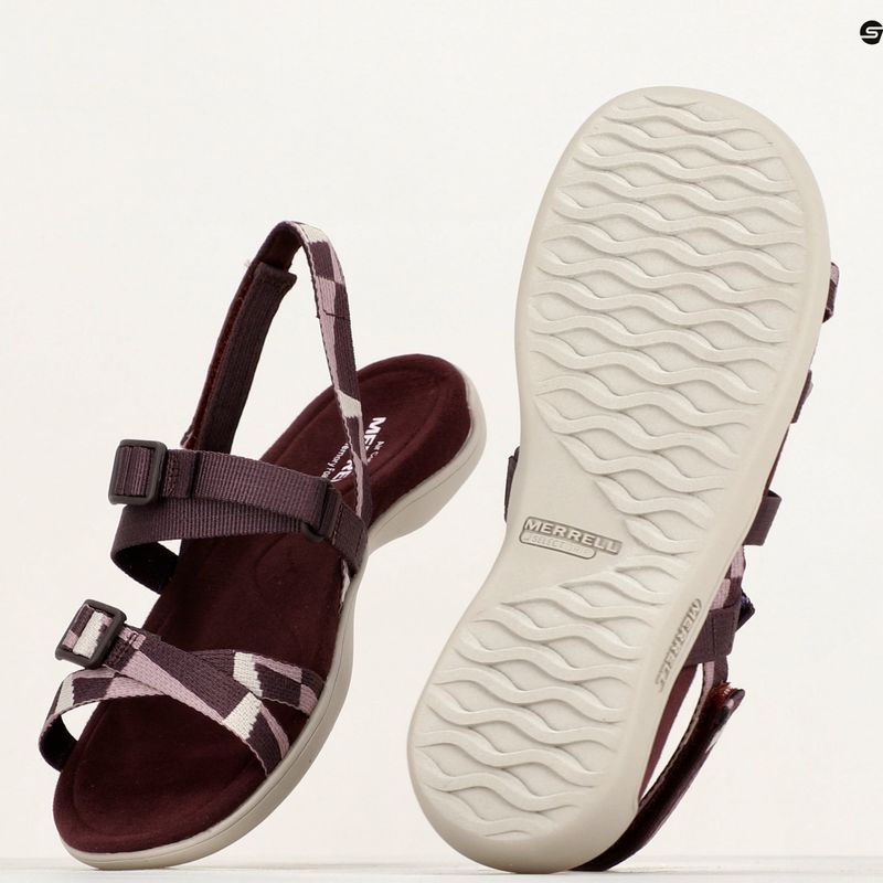 Dámské sandály Merrell District 3 Backstrap Web burgundy 9