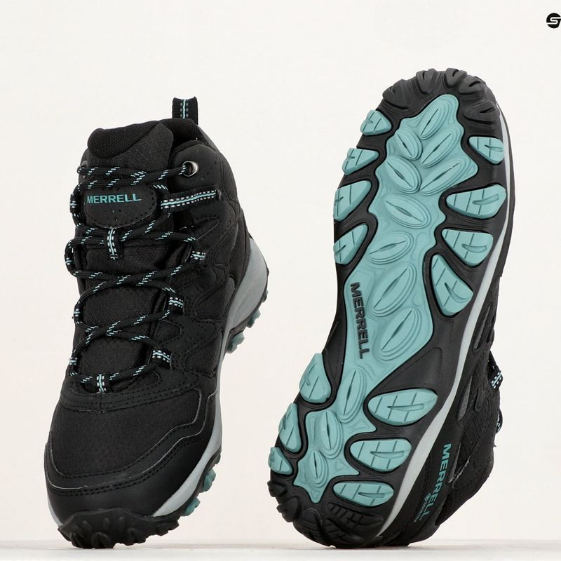 Dámské turistické boty Merrell West Rim Sport Mid GTX black 8
