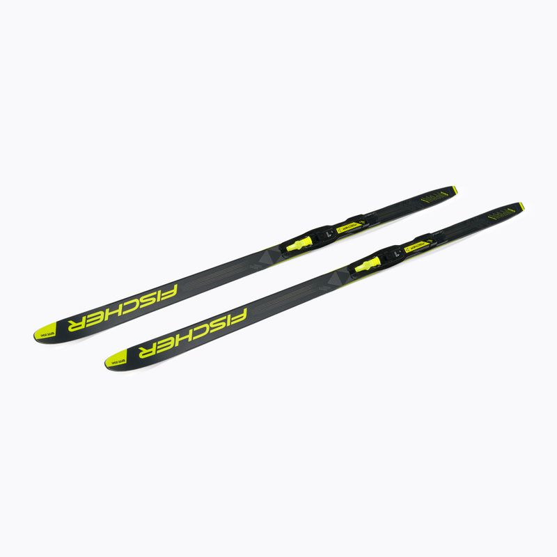 Dětské běžecké lyže Fischer Sprint Crown + Tour Step-In černožluté NP63019V 4