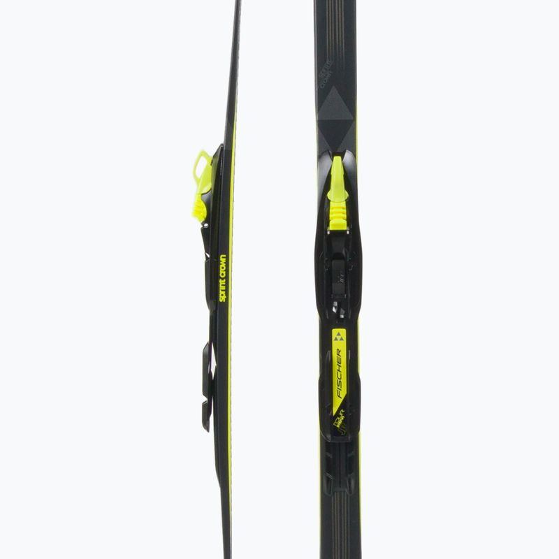 Dětské běžecké lyže Fischer Sprint Crown + Tour Step-In černožluté NP63019V 5