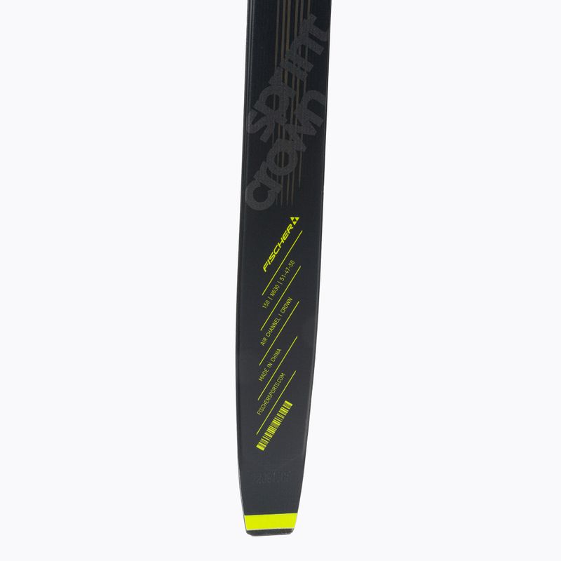 Dětské běžecké lyže Fischer Sprint Crown + Tour Step-In černožluté NP63019V 7