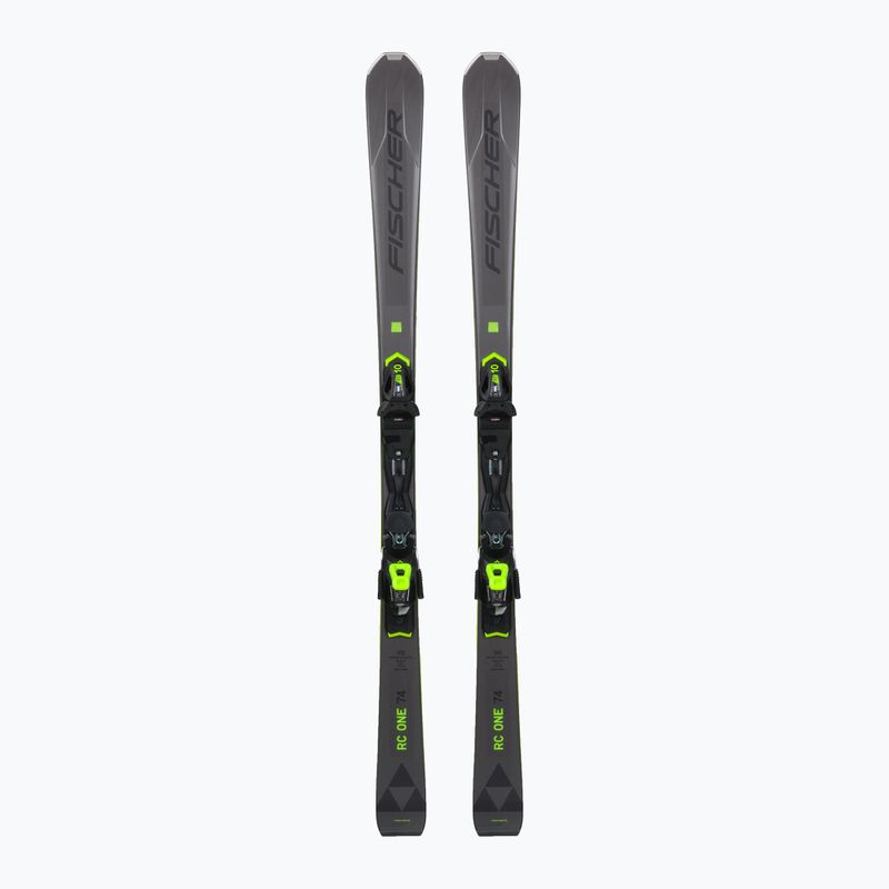 Sjezdové lyže Fischer RC ONE 74 AR + RS 10 PR šedá A09622 T40821