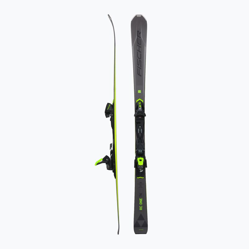 Sjezdové lyže Fischer RC ONE 74 AR + RS 10 PR šedá A09622 T40821 2