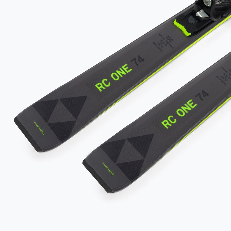 Sjezdové lyže Fischer RC ONE 74 AR + RS 10 PR šedá A09622 T40821 9