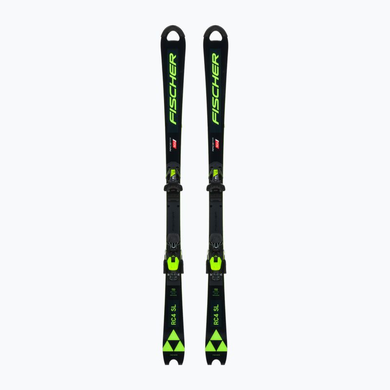 Dětské sjezdové lyže Fischer RC4 Worldcup Sl Jr. M/O-Plate + RC4 Z9 GW AC černá A11022 T80020