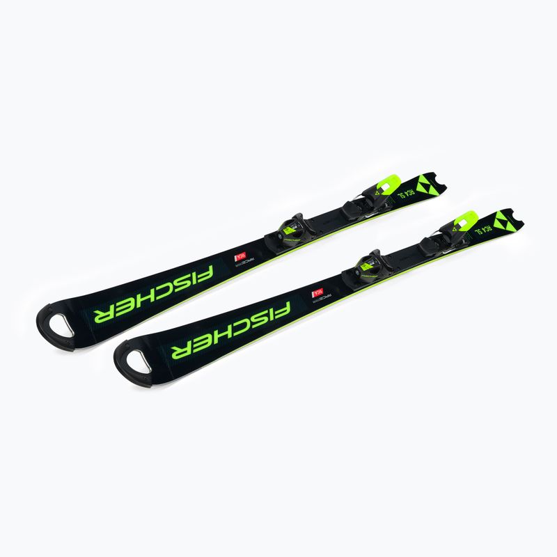 Dětské sjezdové lyže Fischer RC4 Worldcup Sl Jr. M/O-Plate + RC4 Z9 GW AC černá A11022 T80020 4