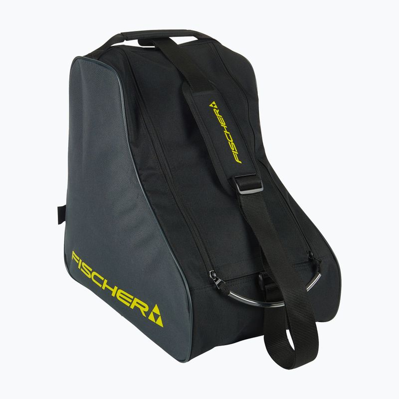 Vak na lyžáky Fischer Bootbag Nordic Eco 38 l black/grey/yellow