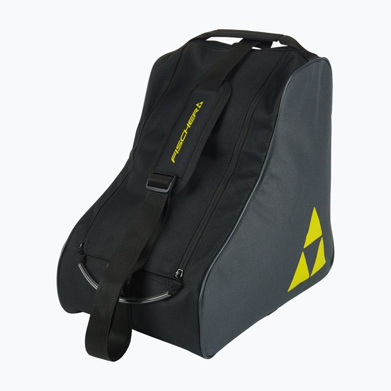 Vak na lyžáky Fischer Bootbag Nordic Eco 38 l black/grey/yellow 2