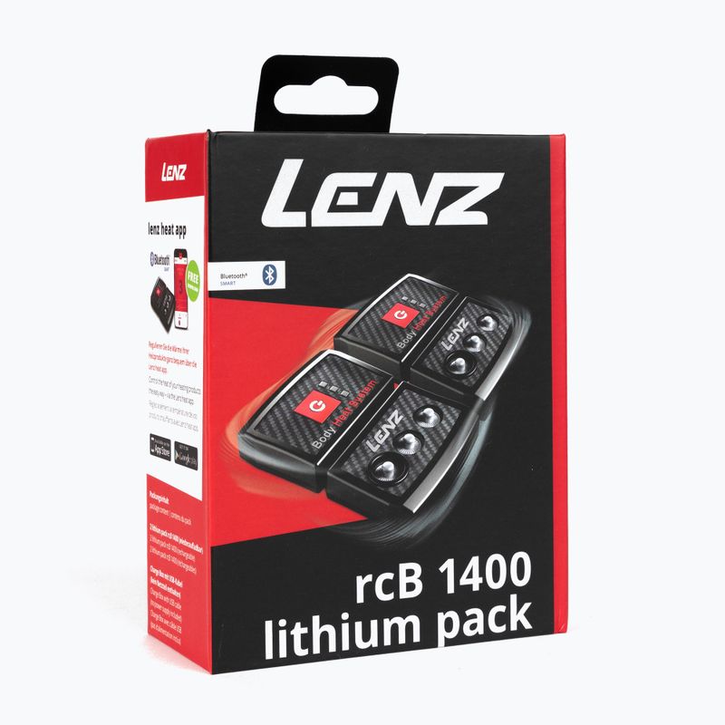 Baterie do ponožek a rukavic Lenz Lithium Pack Rcb 1400 2 ks black 11